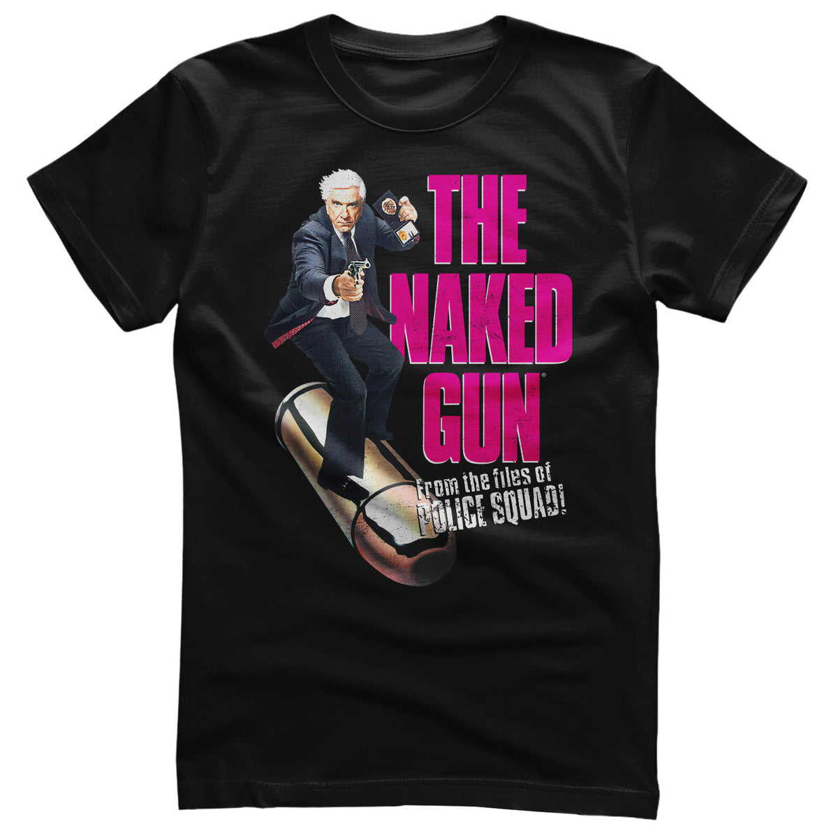 The Naked Gun (Y a-t-il un flic pour sauver la reine ?) Poster T-Shirt – T-shirt
