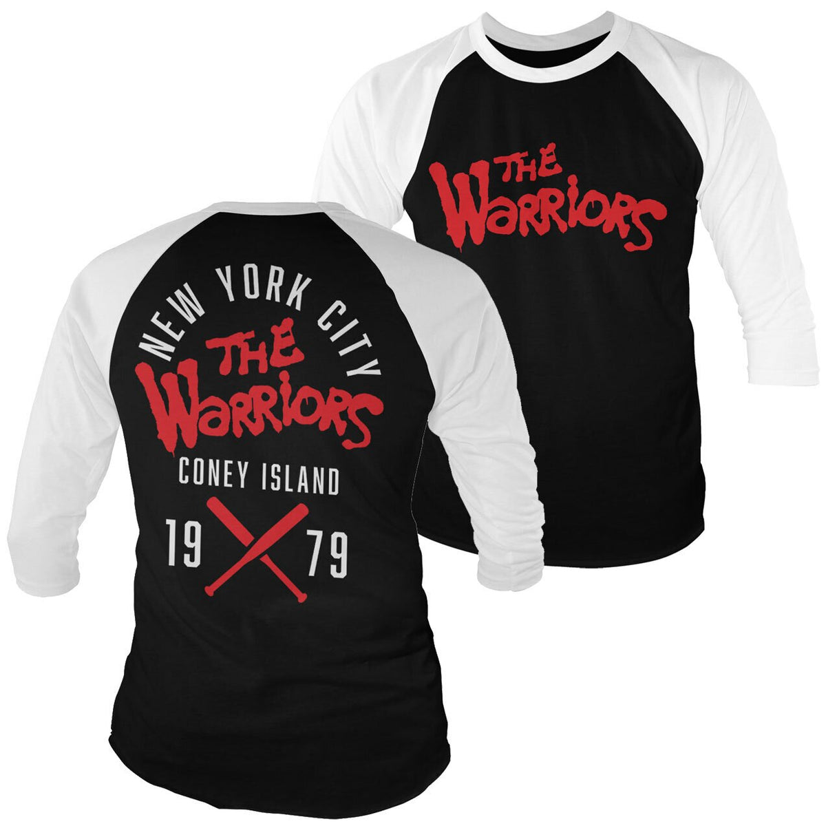 The Warriors (Les Guerriers de la nuit) - Coney Island Baseball 3/4 Sleeve Tee – T-shirt baseball manches 3/4
