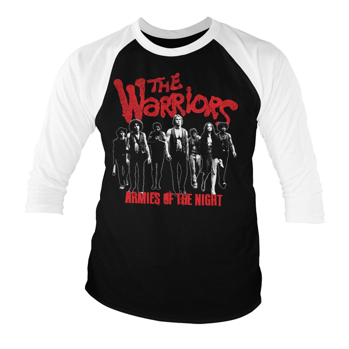 The Warriors (Les Guerriers de la nuit) - Armies Of The Night Baseball 3/4 Sleeve Tee – T-shirt baseball manches 3/4