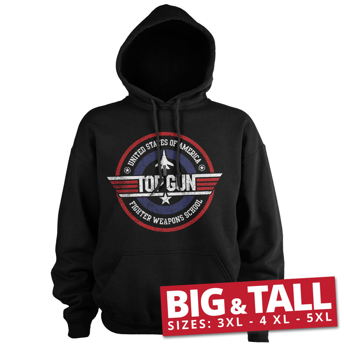 Top Gun - Fighter Weapons School Big & Tall Hoodie – Sweat à capuche grande taille