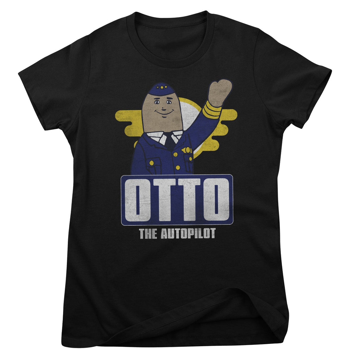 Y a-t-il un pilote dans l'avion ? - OTTO The Autopilot Girly Tee – T-shirt femme