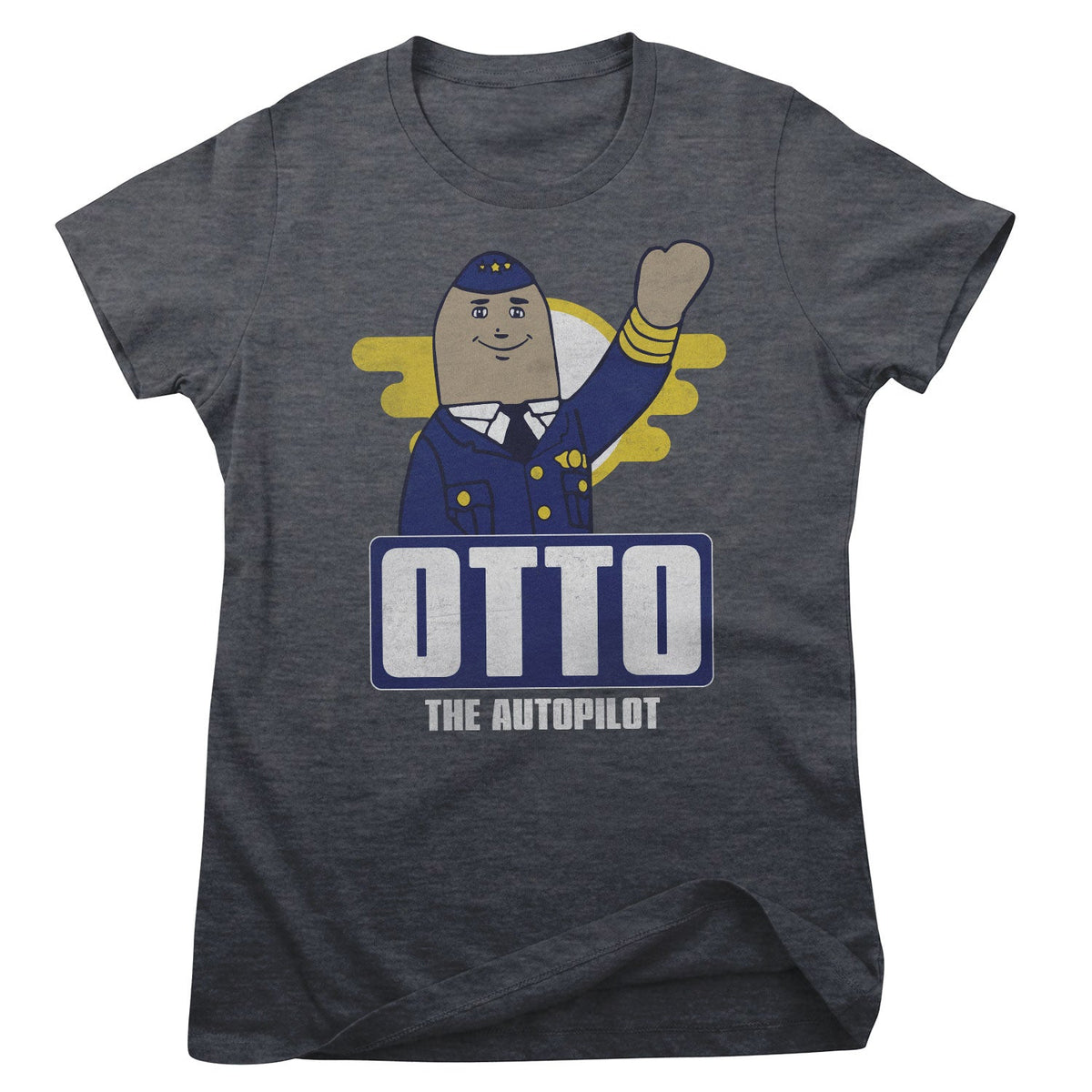 Y a-t-il un pilote dans l'avion ? - OTTO The Autopilot Girly Tee – T-shirt femme