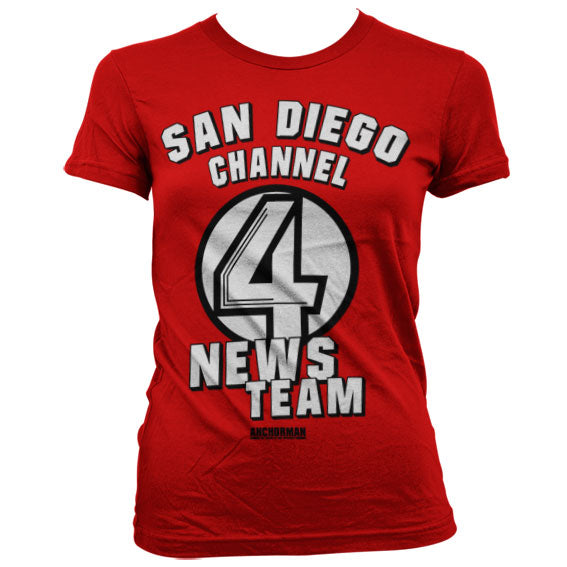 Présentateur vedette - San Diego Channel 4 Girly T-Shirt – T-shirt femme