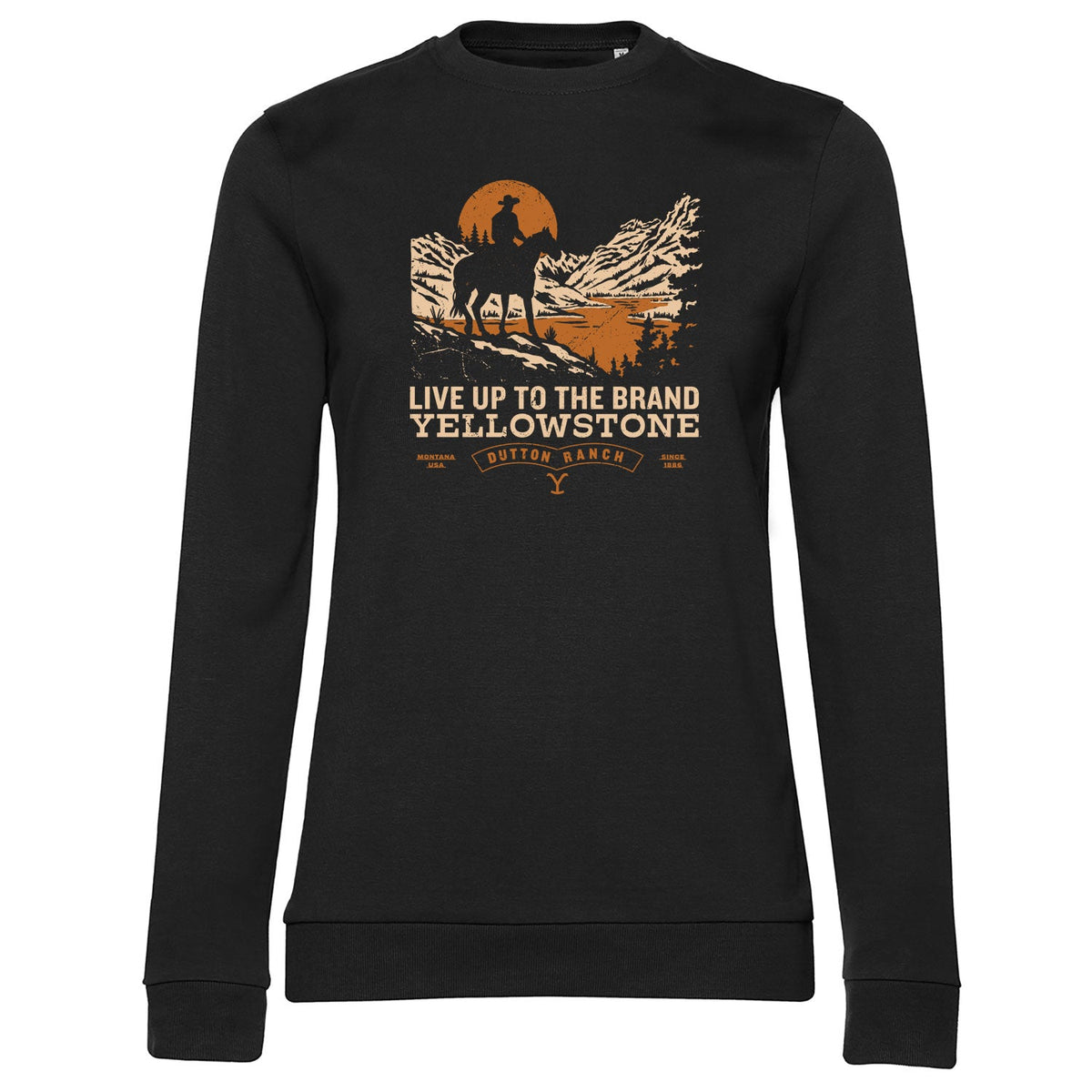 Yellowstone - Live Up To The Brand Girly Sweatshirt – Sweat femme