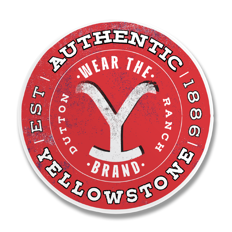 Authentic Yellowstone Sticker – Sticker