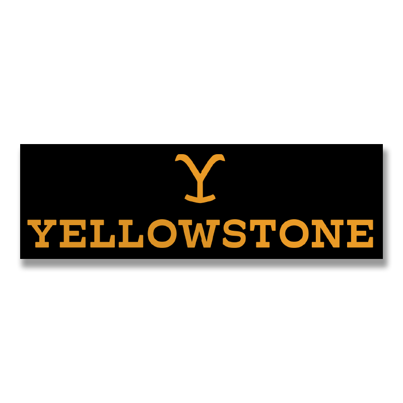 Yellowstone Logotype Sticker – Sticker