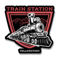 Yellowstone Train Station Sticker – Sticker