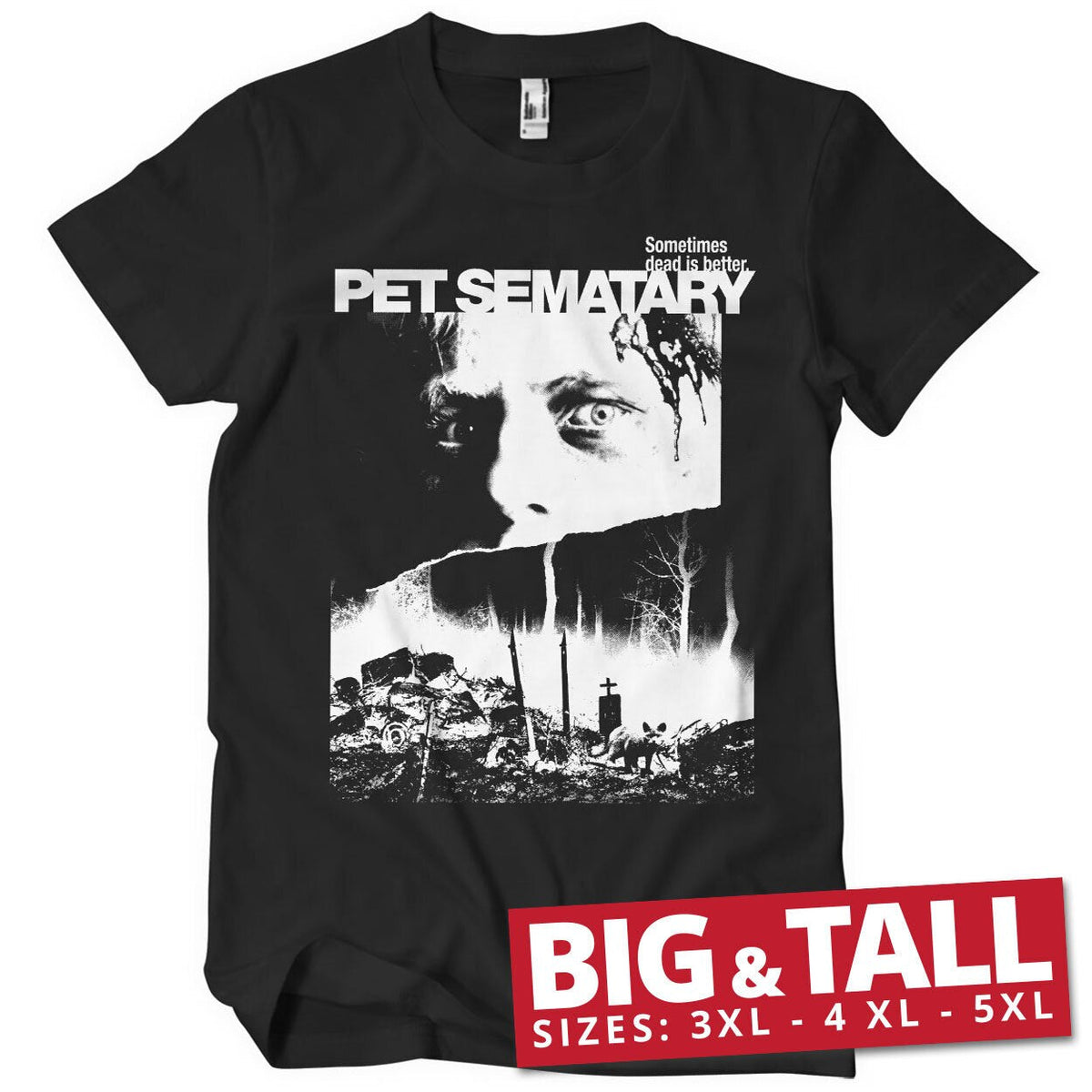 Pet Sematary (Simetierre) Poster Big & Tall T-Shirt – T-shirt grande taille