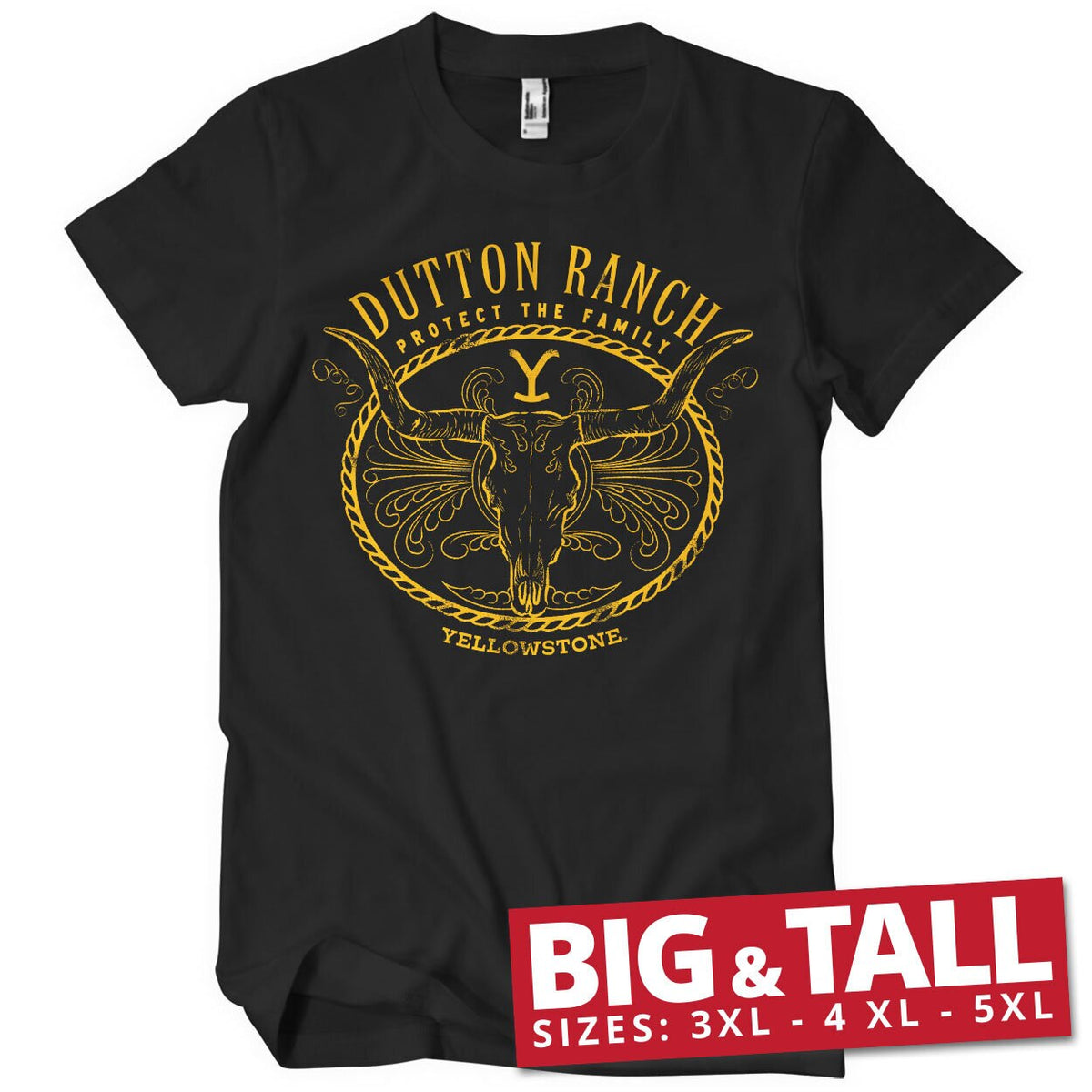 Yellowstone - Protect The Family Big & Tall T-Shirt – T-shirt grande taille