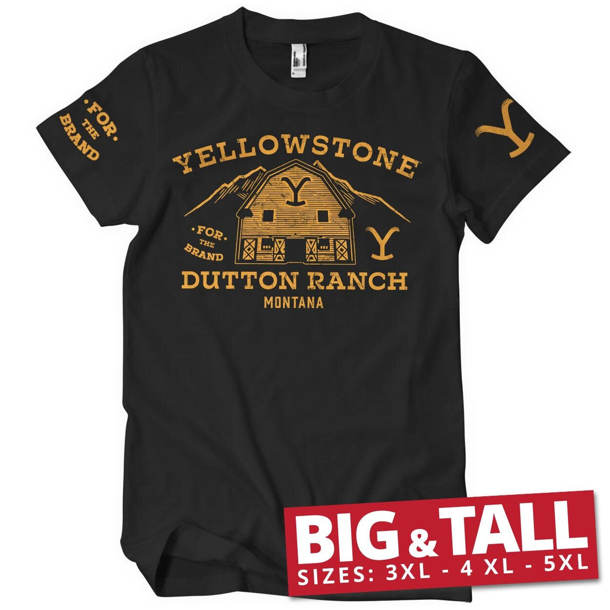 Yellowstone Barn Big & Tall T-Shirt – T-shirt grande taille