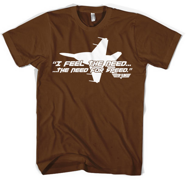 Top Gun - I Feel The Need For Speed T-Shirt – T-shirt
