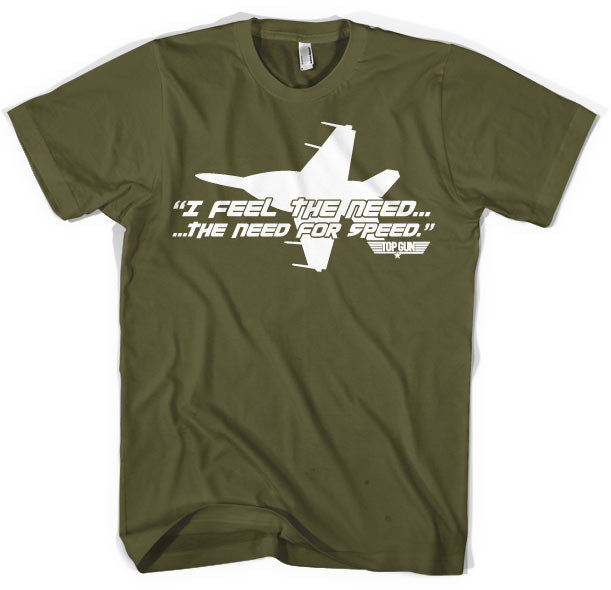 Top Gun - I Feel The Need For Speed T-Shirt – T-shirt