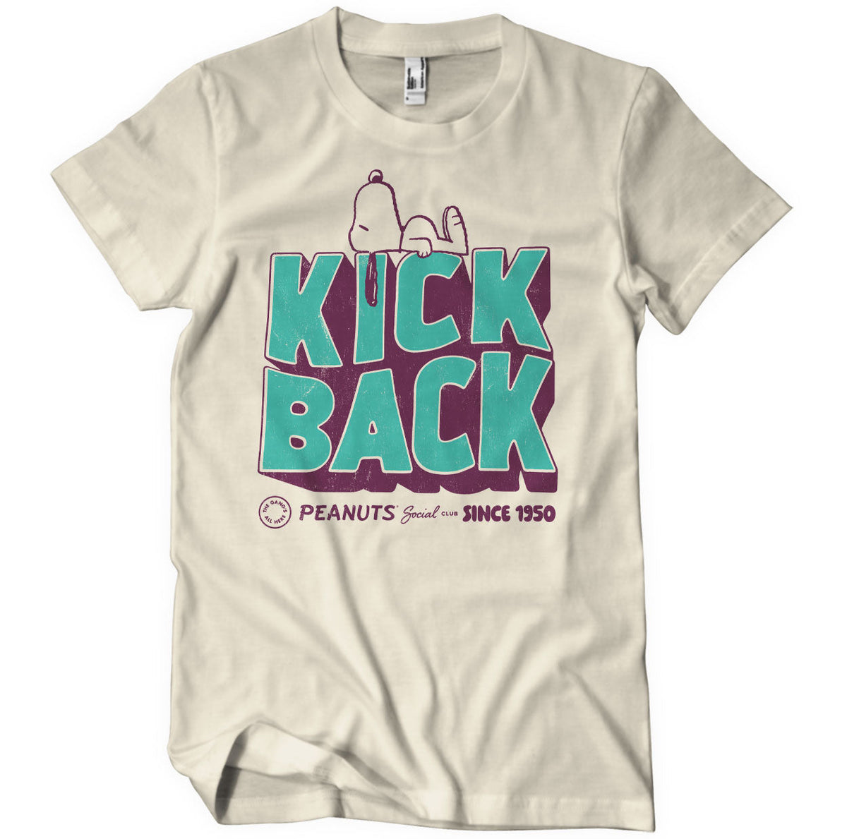 Peanuts (Snoopy) - Kick Back Social Club T-Shirt – T-shirt