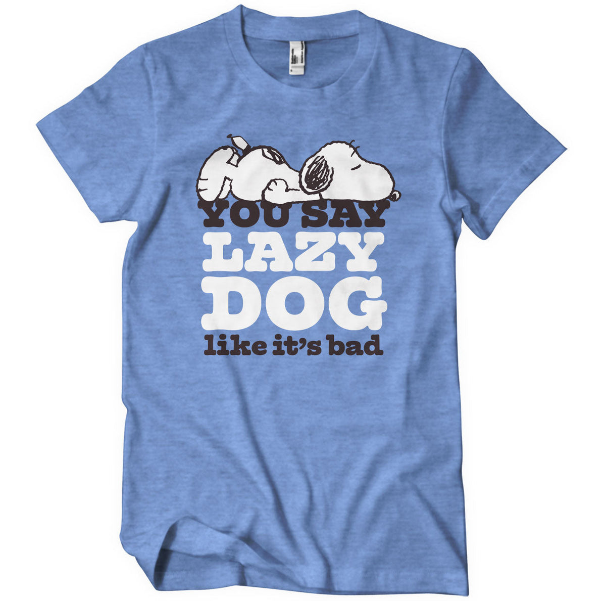 Snoopy - You Say Lazy Dog Like It's Bad T-Shirt – T-shirt