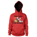 Snoopy - Too Cool For School Hoodie – Sweat à capuche
