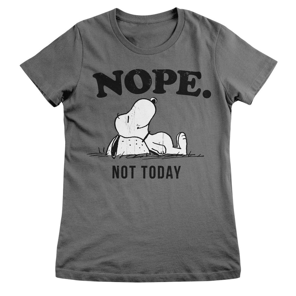 Snoopy - Nope. Not Today Girly Tee – T-shirt femme