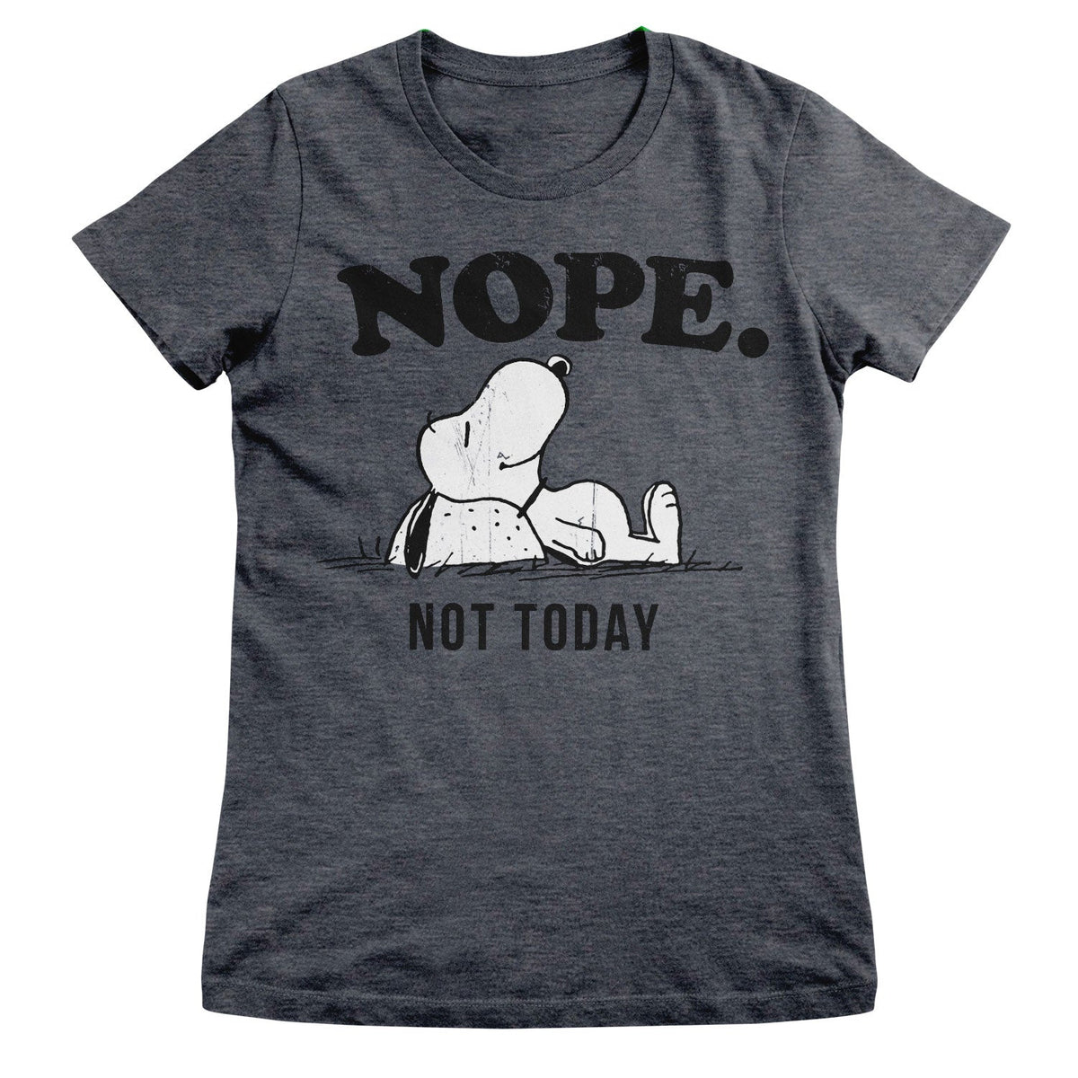 Snoopy - Nope. Not Today Girly Tee – T-shirt femme