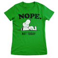 Snoopy - Nope. Not Today Girly Tee – T-shirt femme