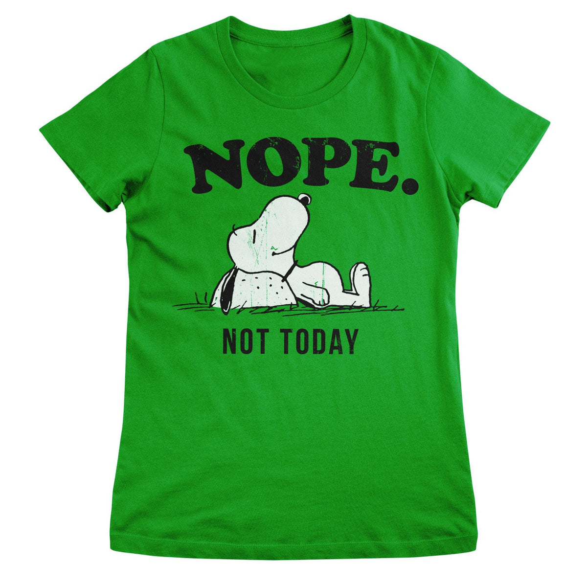 Snoopy - Nope. Not Today Girly Tee – T-shirt femme