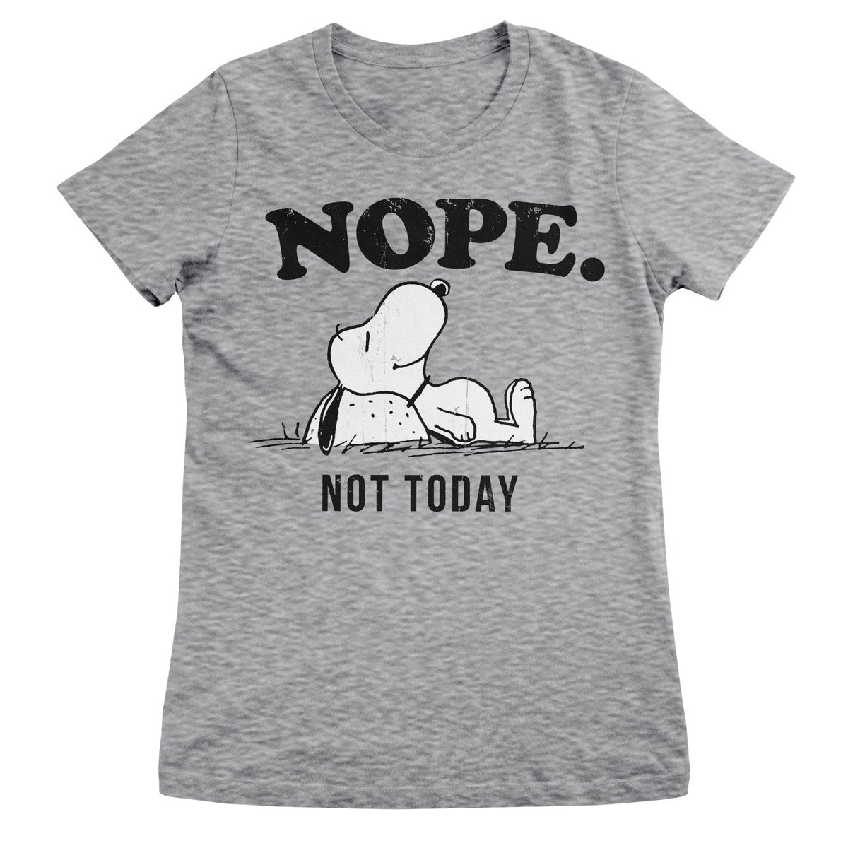 Snoopy - Nope. Not Today Girly Tee – T-shirt femme