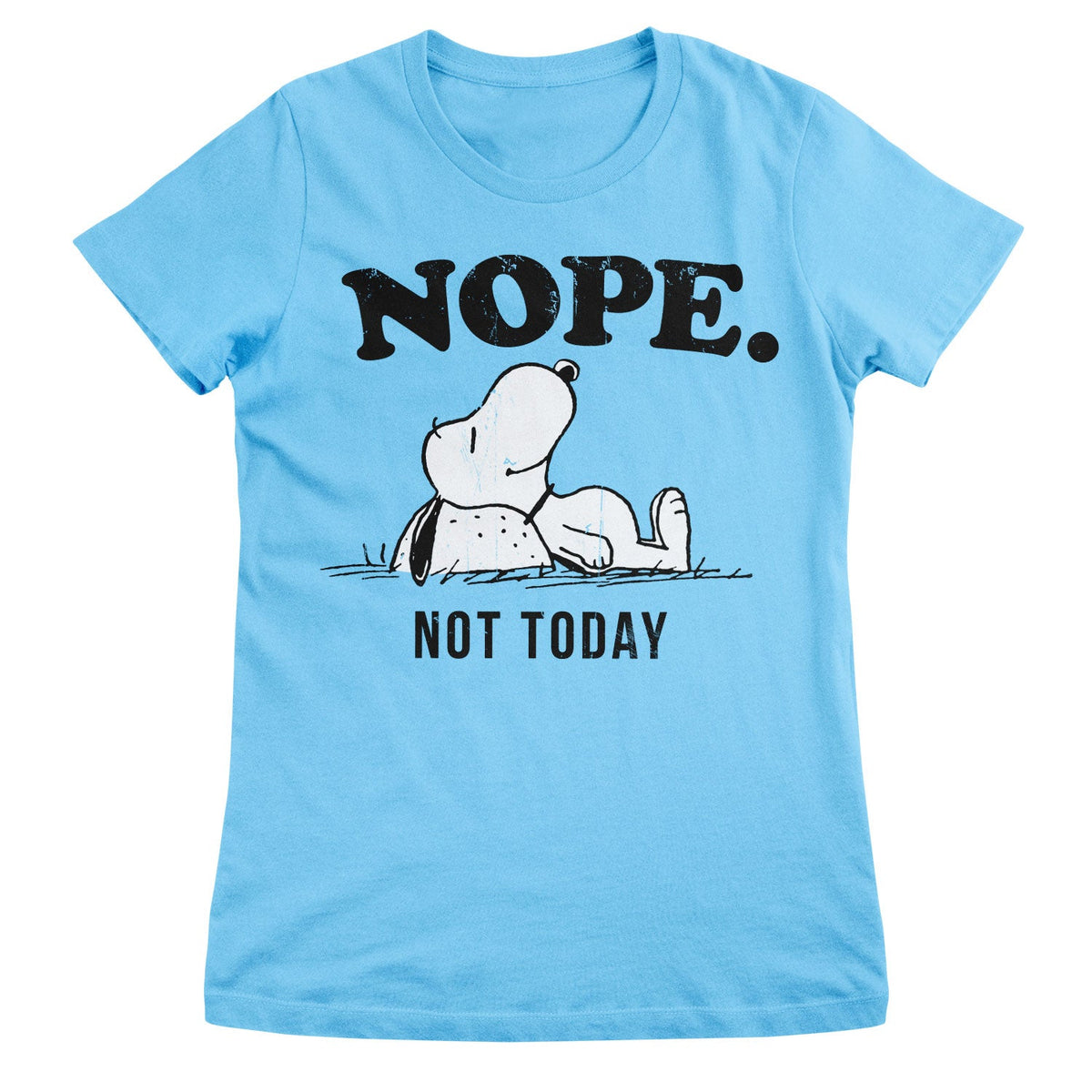 Snoopy - Nope. Not Today Girly Tee – T-shirt femme