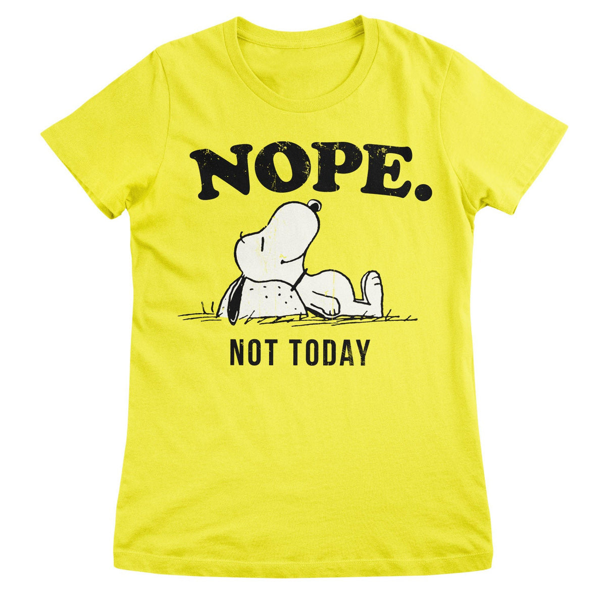 Snoopy - Nope. Not Today Girly Tee – T-shirt femme