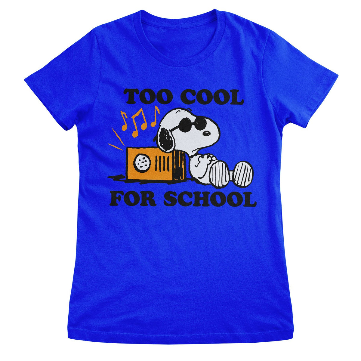 Snoopy - Too Cool For School Girly Tee – T-shirt femme