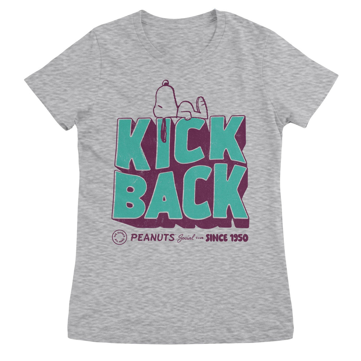 Peanuts (Snoopy) - Kick Back Social Club Girly Tee – T-shirt femme