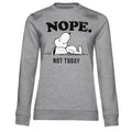 Snoopy - Nope. Not Today Girly Sweatshirt – Sweat femme