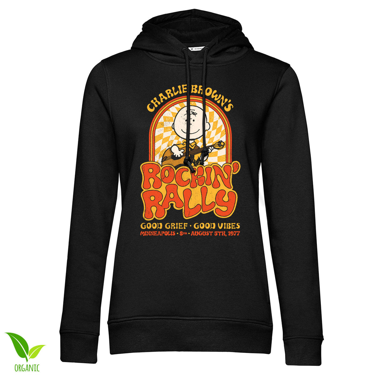 Snoopy - Charlie Browns Rockin Rally Girly Hoodie – Sweat à capuche femme
