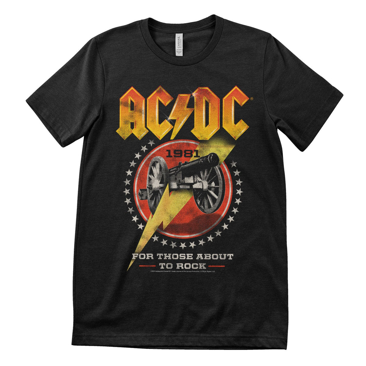 AC/DC - 1981 For Those About To Rock T-Shirt – T-shirt