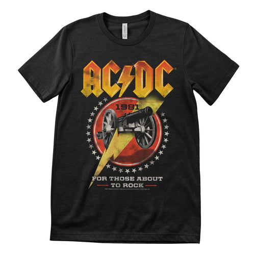 AC/DC - 1981 For Those About To Rock T-Shirt – T-shirt