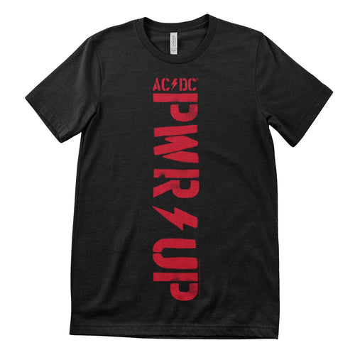 AC/DC - PWR-Up Vertical Logo T-Shirt – T-shirt