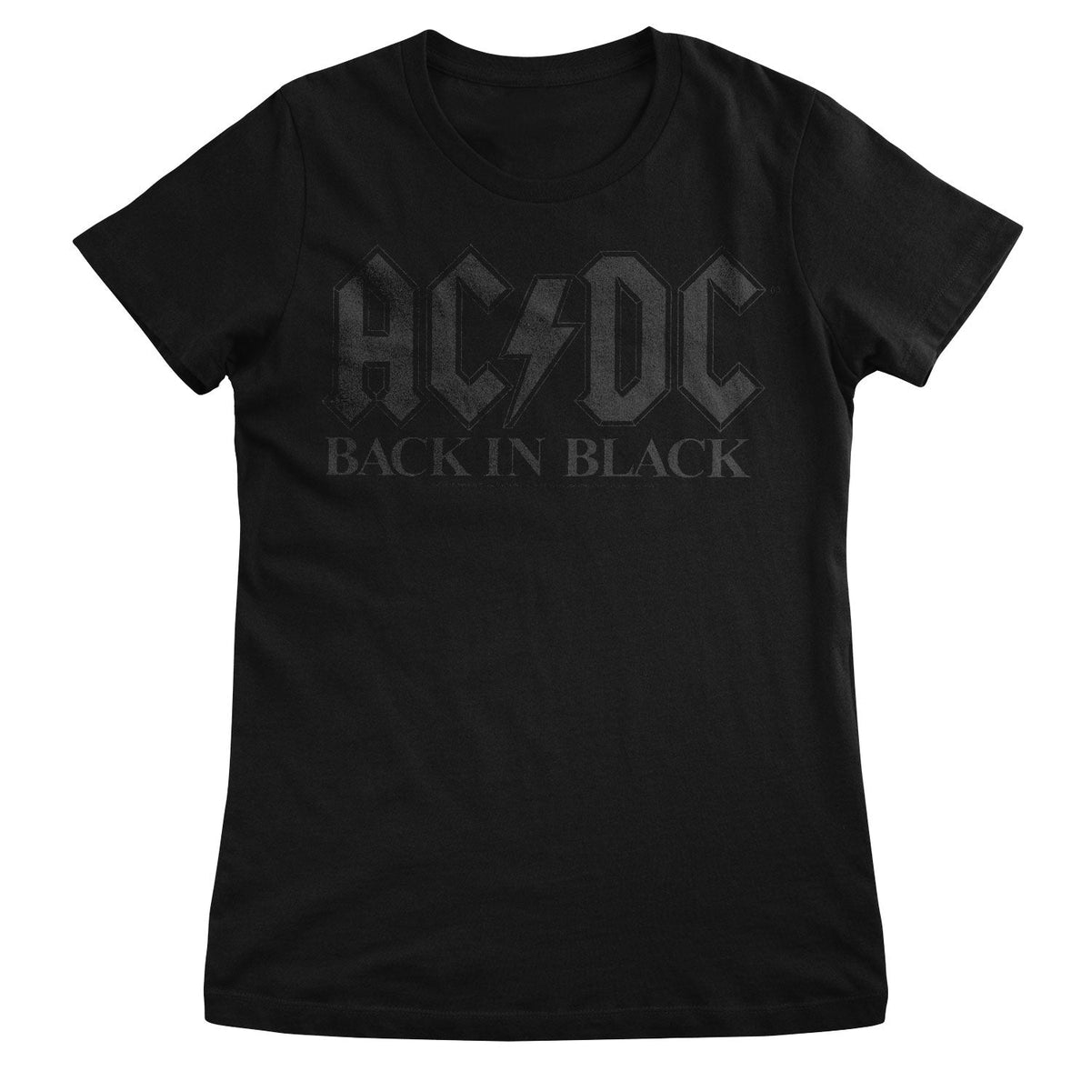 AC/DC Back In Black Girly Tee – T-shirt femme
