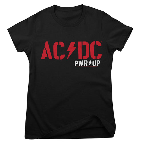 AC/DC - PWR-UP Girly Tee – T-shirt femme