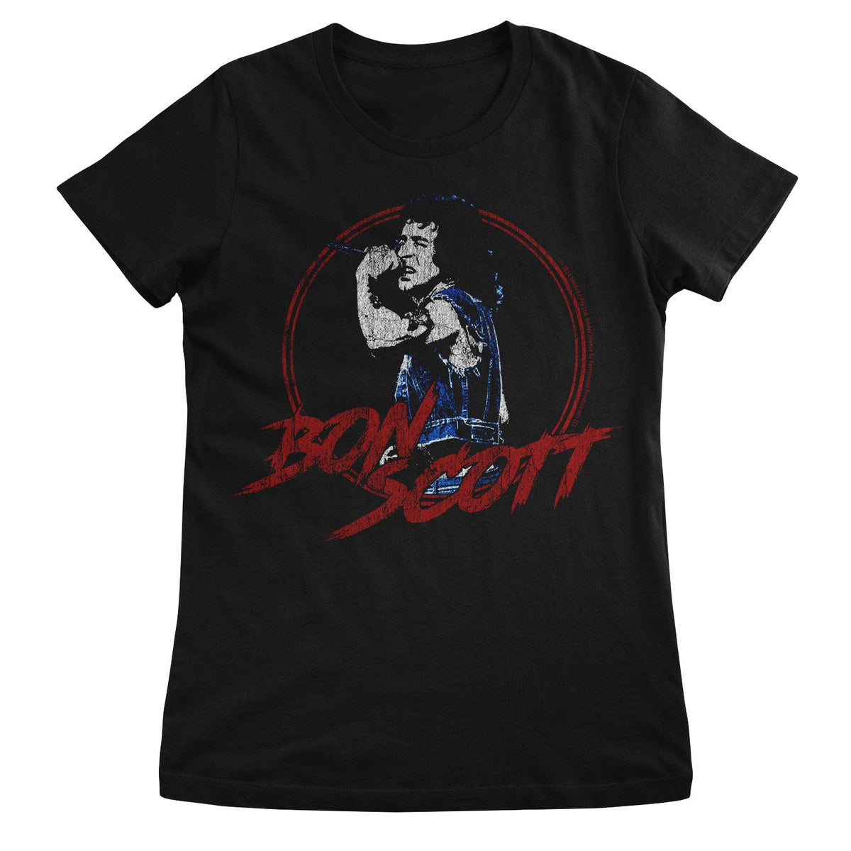 Bon Scott Live Girly Tee – T-shirt femme