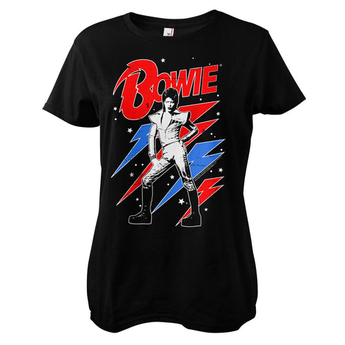 Bowie - Lightning Bolt Girly Tee – T-shirt femme