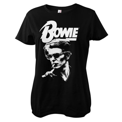 Bowie Smoking Portrait Girly Tee – T-shirt femme