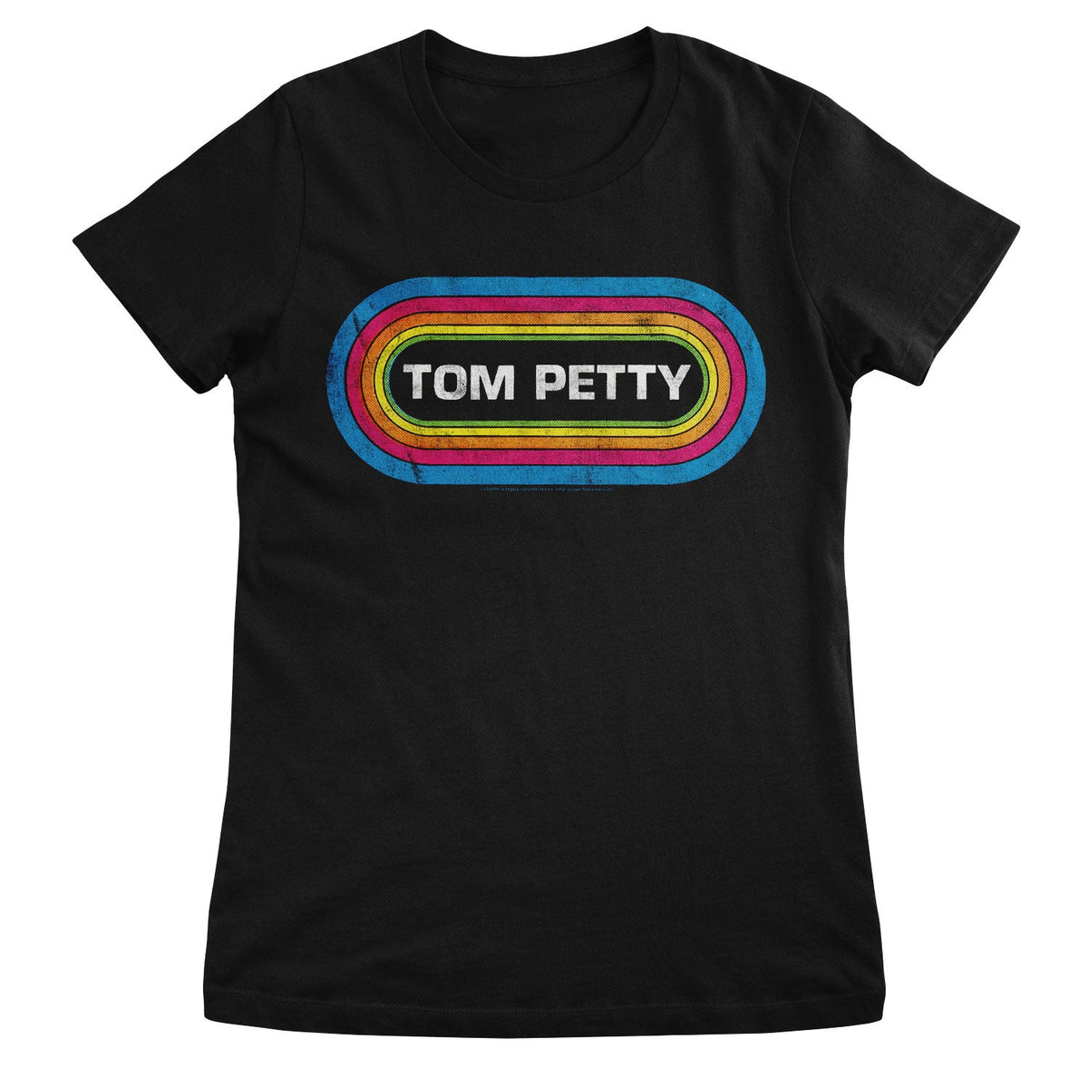 Tom Petty Retro Logo Girly Tee – T-shirt femme
