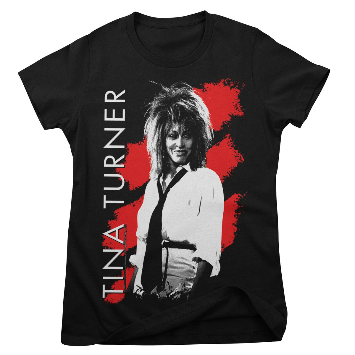 Tina Turner Tie Girly Tee – T-shirt femme