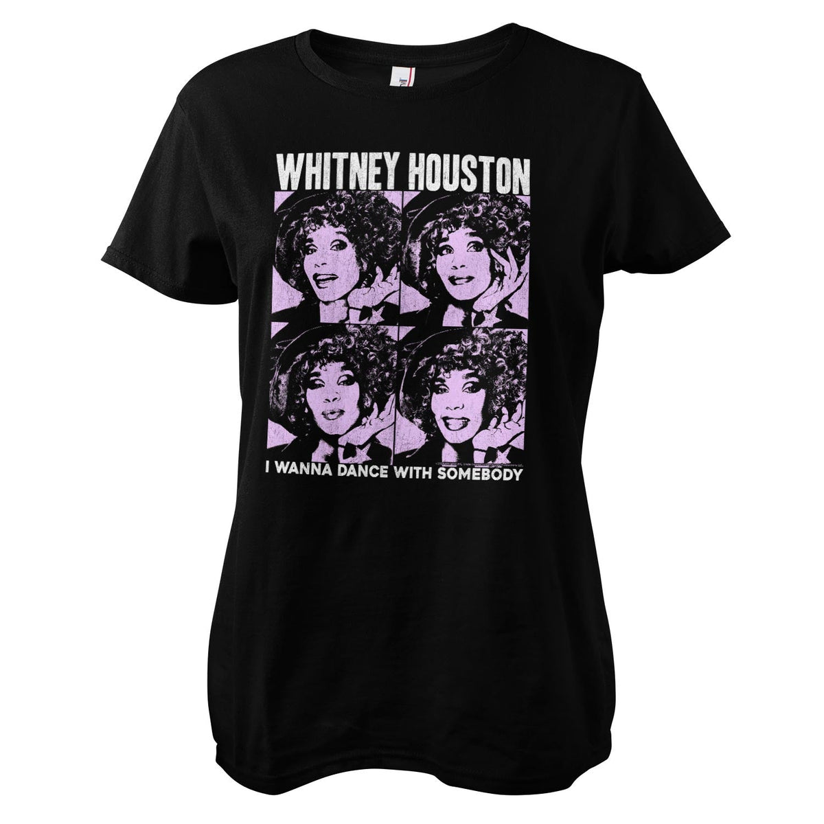 Whitney Houston Pop Art T-Shirt Girly Tee – T-shirt femme