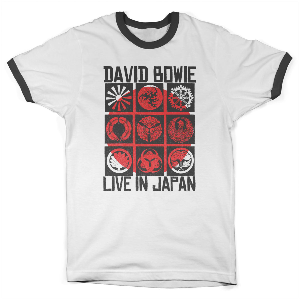 David Bowie - Live In Japan Ringer Tee – T-shirt ringer