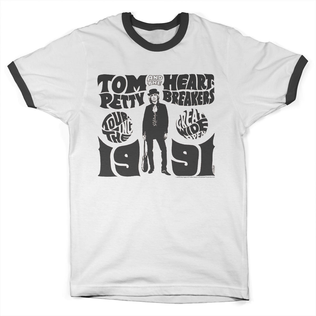 Tom Petty - Great Wide Open Ringer Tee – T-shirt ringer