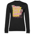 I Wanna Dance With Somebody Washed Girly Sweatshirt – Sweat femme