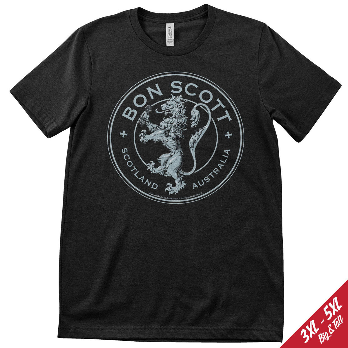 Bon Scott Seal Big & Tall T-Shirt – T-shirt grande taille
