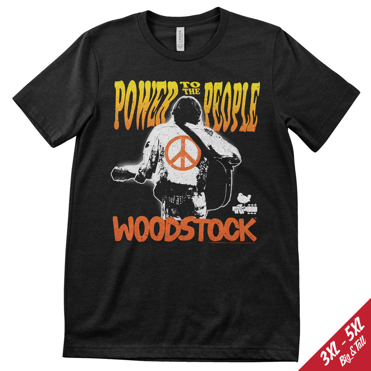 Power To The People Big & Tall T-Shirt – T-shirt grande taille