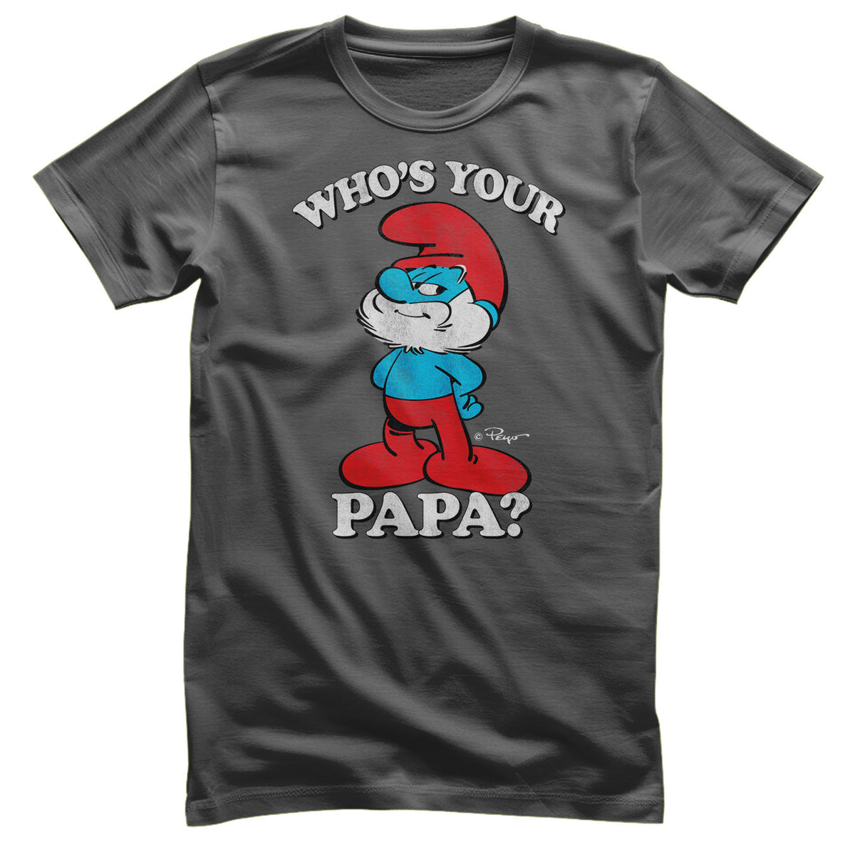Les Schtroumpfs - Who's Your Papa? T-Shirt – T-shirt