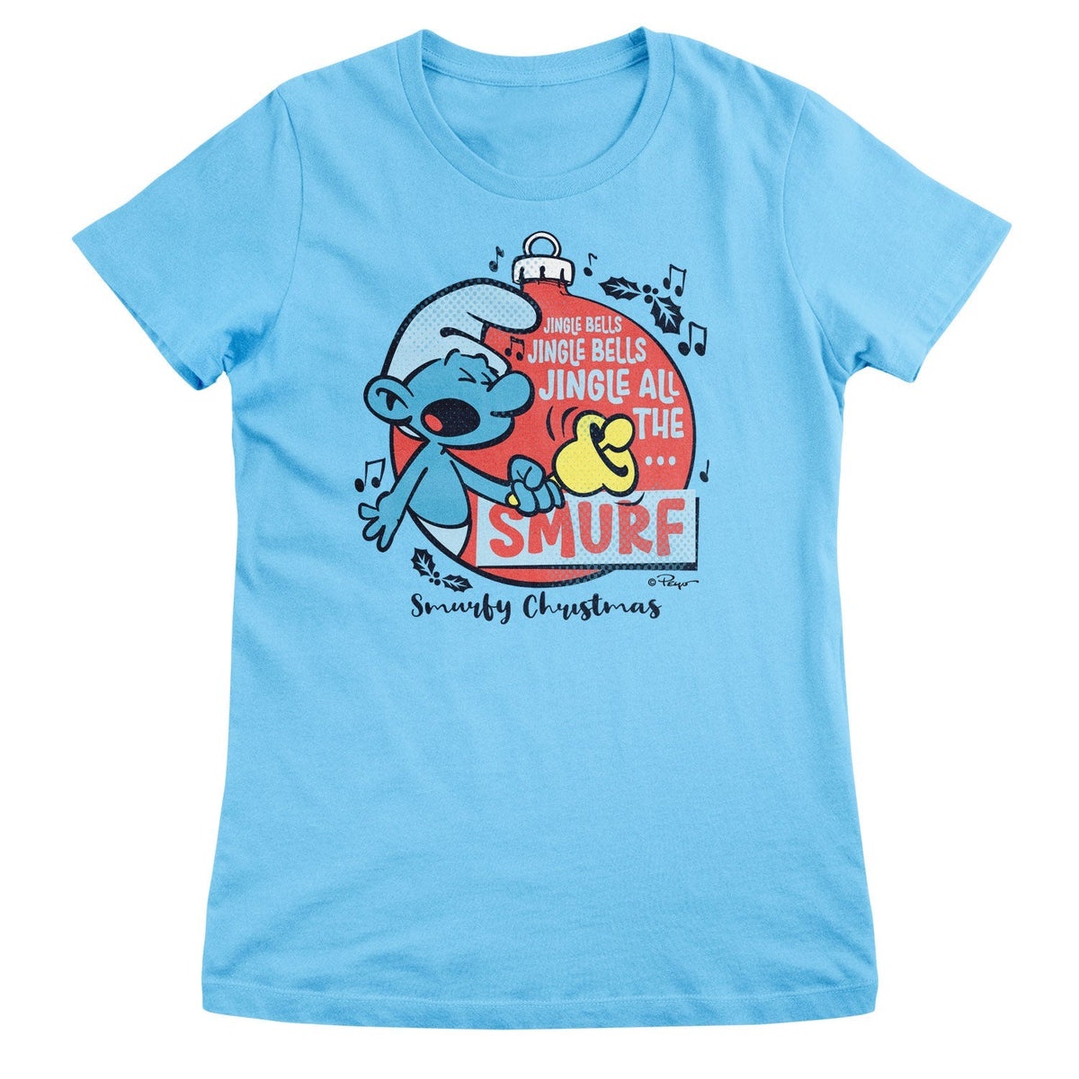 Les Schtroumpfs - Jungle All The Smurf Girly Tee – T-shirt femme