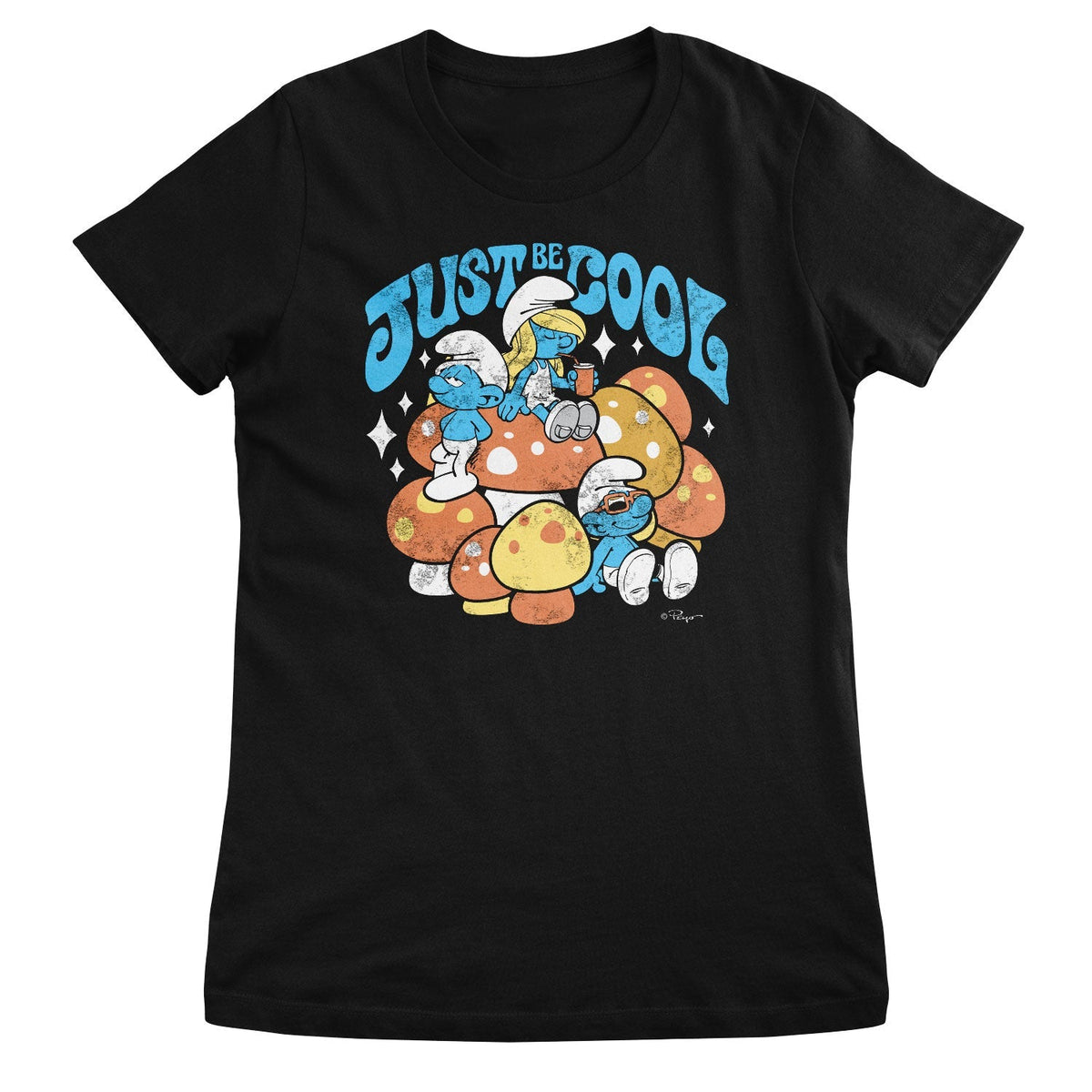 The Smurfs (Les Schtroumpfs) - Just Be Cool Girly Tee – T-shirt femme