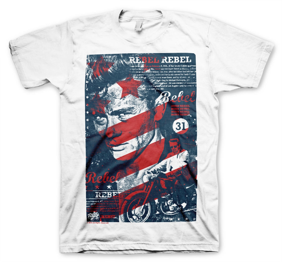 James Dean - Washed Poster T-Shirt – T-shirt